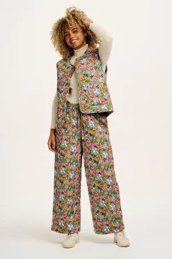 Lucy & Yak Emery - Reversible Quilted Gilet in Elsinore Floral Print Clearance