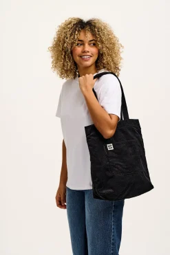 Lucy & Yak Felix - Corduroy Tote Bag in Black Fashion