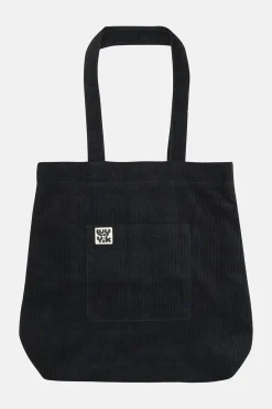 Lucy & Yak Felix - Corduroy Tote Bag in Black Fashion