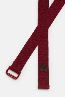 Lucy & Yak Flynn - D-Ring Cotton Webbing Belt in Red Dahlia Online