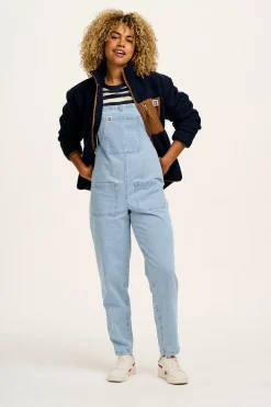 Lucy & Yak Harper - Borg Fleece Jacket in Varsity Blue Clearance