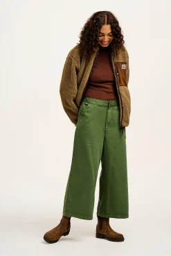 Lucy & Yak Harper - Borg Fleece Jacket in Mocha Chocca Latte Brown Sale