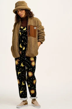 Lucy & Yak Harper - Borg Fleece Jacket in Mocha Chocca Latte Brown Sale