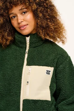 Lucy & Yak Harper - Fleece Jacket Pine Green Sale