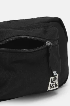 Lucy & Yak Henley - Canvas Bumbag in Black Best