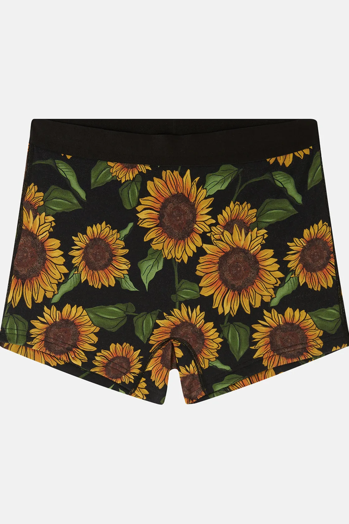 Lucy & Yak Joey - Cotton & Bamboo Boxer Shorts in Sunflower Print New