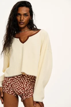 Lucy & Yak Joey - Cotton & Bamboo Boxer Shorts in Amara Grid Print Hot