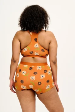 Lucy & Yak Joey - Cotton & Bamboo Boxer Shorts in Veronica Print Discount