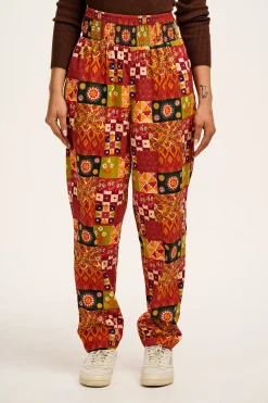 Lucy & Yak L.E. Alexa - Cotton Trousers in Artist Print by Namrata Kumar Outlet