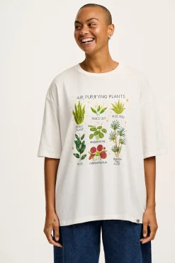 Lucy & Yak L.E. Benny - Oversized Cotton Tee in Artist Print by Bojana Sale