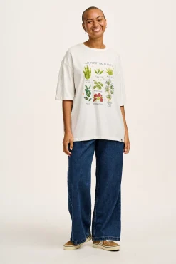 Lucy & Yak L.E. Benny - Oversized Cotton Tee in Artist Print by Bojana Sale
