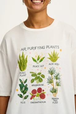 Lucy & Yak L.E. Benny - Oversized Cotton Tee in Artist Print by Bojana Sale