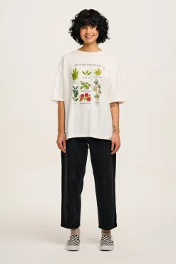 Lucy & Yak L.E. Benny - Oversized Cotton Tee in Artist Print by Bojana Sale
