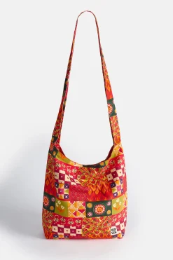 Lucy & Yak L.E. Erin - Cotton Shoulder Bag in Artist Print by Namrata Kumar New