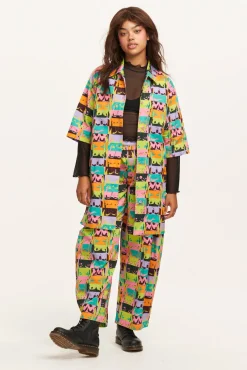 Lucy & Yak L.E. Murphy - Cotton Jacket in Baring All Print Outlet