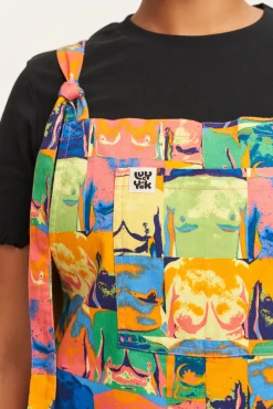 Lucy & Yak L.E. Original - Twill Dungaree in Baring All Print Clearance