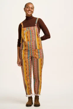 Lucy & Yak L.E. Original - Twill Dungarees in Artist Print by Chaaya Prabhat Clearance