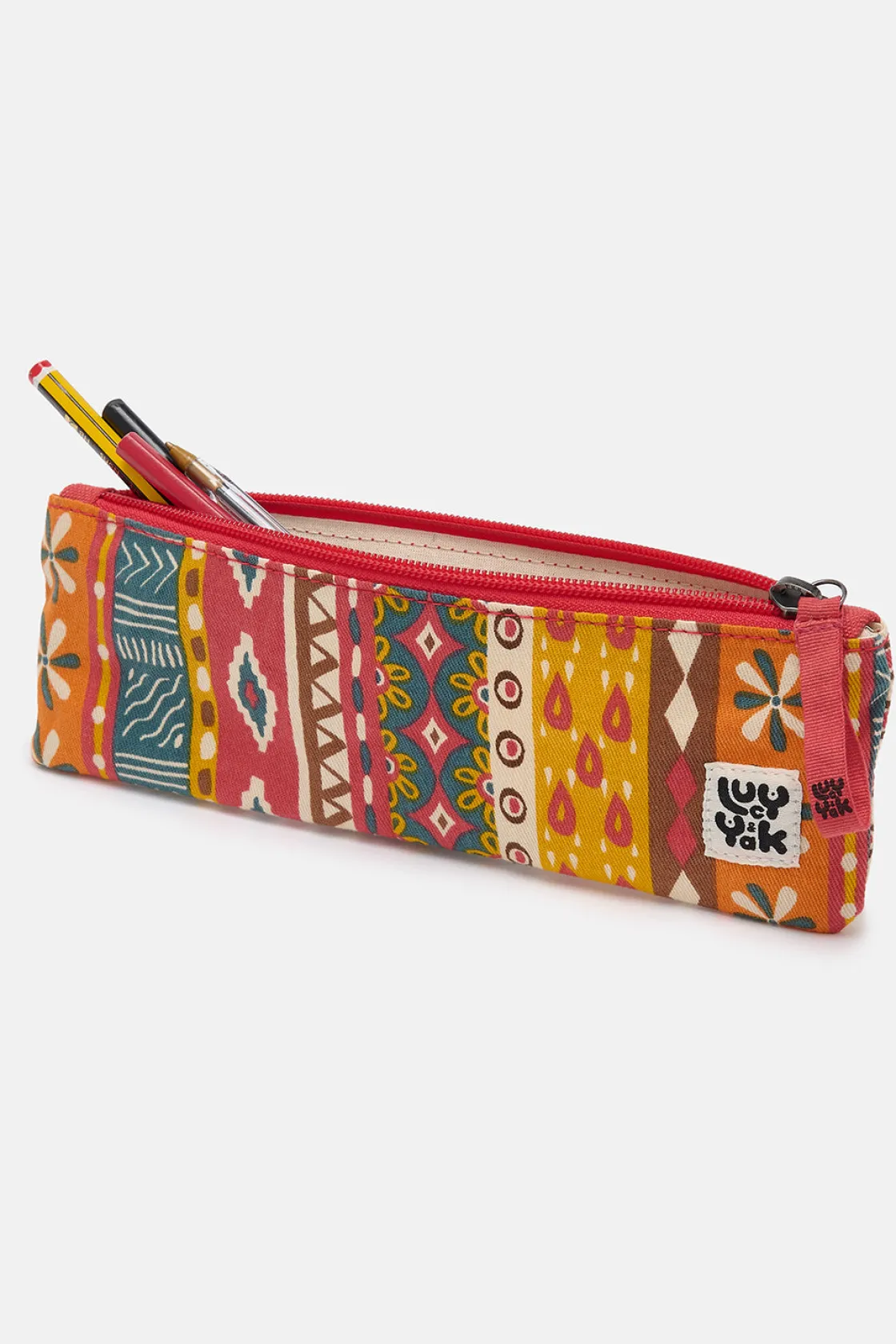Lucy & Yak L.E. Pierra - Pencil Case Pouch in Artist Print by Chaaya Prabhat Sale
