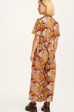 Lucy & Yak L.E. Ragan - Cotton Jumpsuit in Artist Print by Caroline Clark Fashion