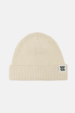 Lucy & Yak Luca - Cotton Beanie in Cream Sale