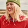 Lucy & Yak Luca - Cotton Beanie in Highland Green New