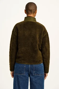 Lucy & Yak Mason - Fleece in Khaki Green Online