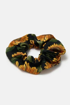 Lucy & Yak Mimmi - Oversized Scrunchie in Sunflower Print Online