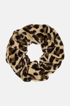 Lucy & Yak Mimmi - Oversized Scrunchie in Leopard Print Sale
