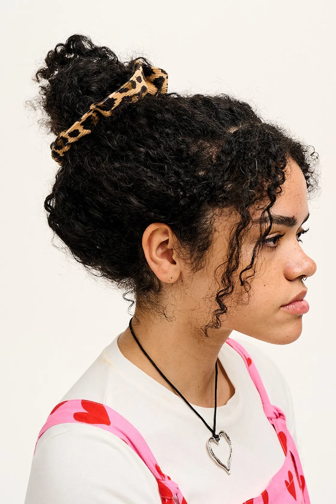 Lucy & Yak Mimmi - Oversized Scrunchie in Leopard Print Sale