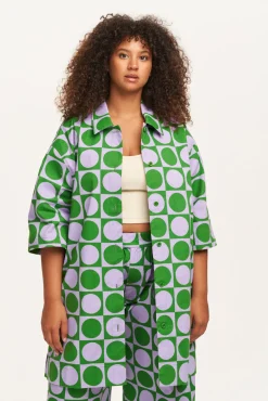 Lucy & Yak Murphy - Cotton Jacket in Rhapsody Print Hot