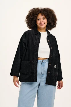 Lucy & Yak Olly - Corduroy Jacket in Black Clearance