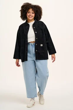 Lucy & Yak Olly - Corduroy Jacket in Black Clearance