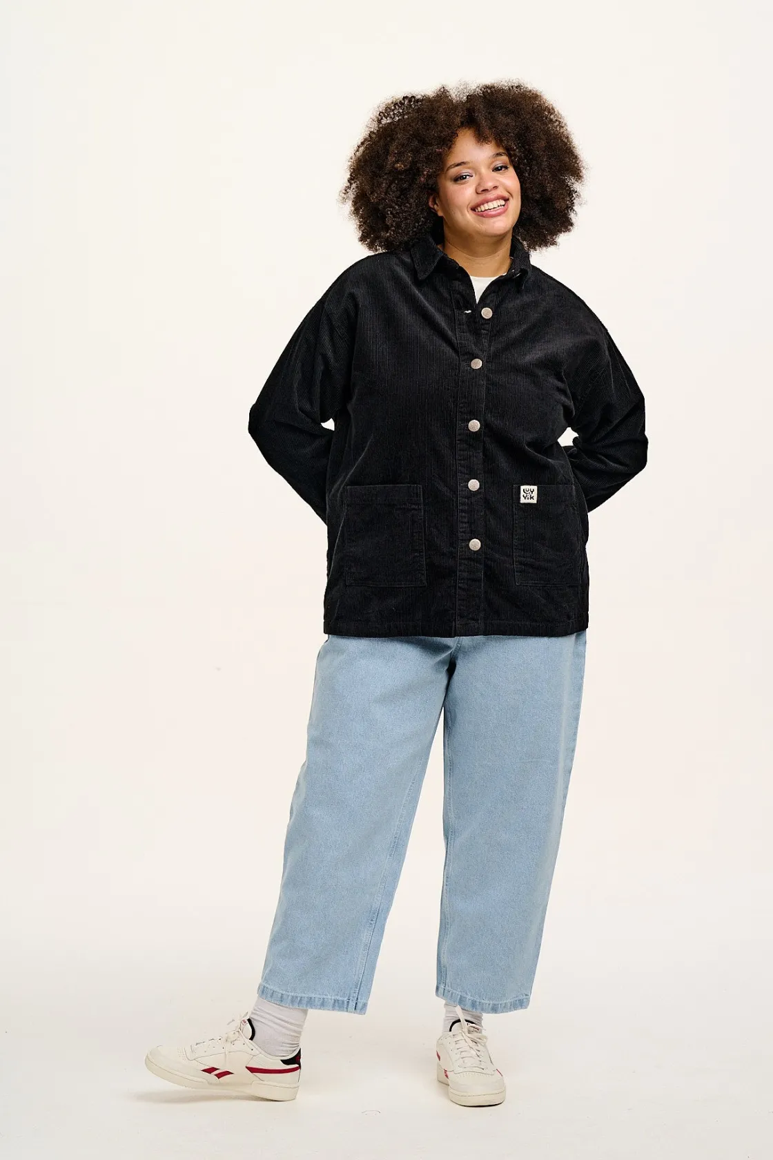 Lucy & Yak Olly - Corduroy Jacket in Black Clearance