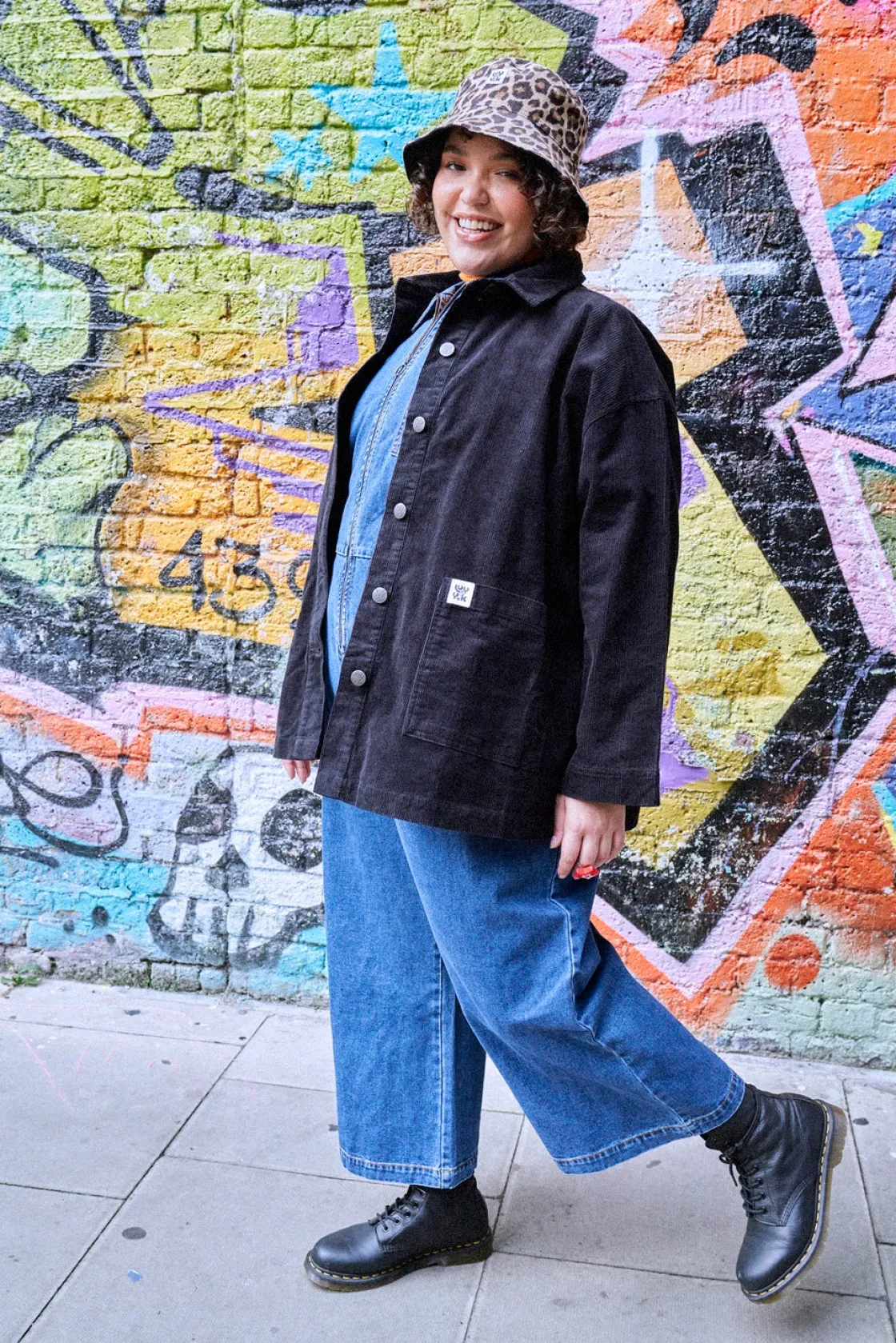 Lucy & Yak Olly - Corduroy Jacket in Black Clearance