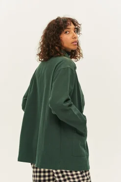 Lucy & Yak Olly - Twill Jacket in Posy Green Outlet