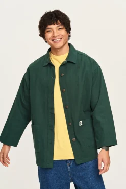 Lucy & Yak Olly - Twill Jacket in Posy Green Outlet