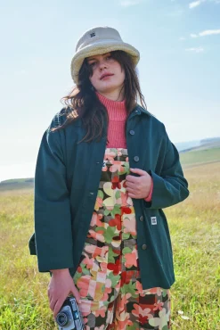 Lucy & Yak Olly - Twill Jacket in Posy Green Outlet