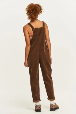 Lucy & Yak Original - Corduroy Dungarees in Cocoa Brown Outlet