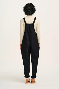 Lucy & Yak Original - Cotton Dungarees in Black Sale