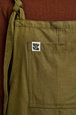 Lucy & Yak Original - Cotton Dungarees in Dark Olive Sale