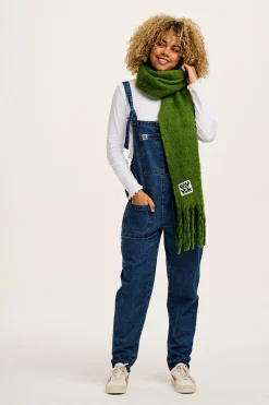 Lucy & Yak Original - Denim Dungarees in Mid Wash Blue Sale