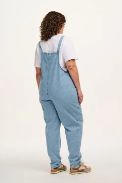 Lucy & Yak Original - Denim Dungarees in Light Wash Blue Sale