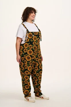 Lucy & Yak Original - Twill Dungarees in Sunflower Print Best