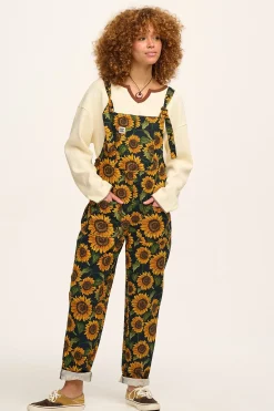 Lucy & Yak Original - Twill Dungarees in Sunflower Print Best