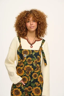 Lucy & Yak Original - Twill Dungarees in Sunflower Print Best