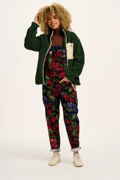 Lucy & Yak Original - Twill Dungarees in Maria Print Fashion