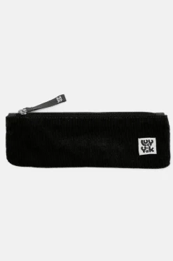 Lucy & Yak Pierra - Pencil Case Corduroy Pouch in Black Online