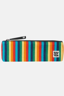 Lucy & Yak Pierra - Pencil Case Pouch in Rainbow Print Fashion