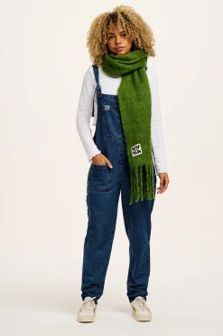 Lucy & Yak Rowan - Super Soft Scarf in Highland Green Sale