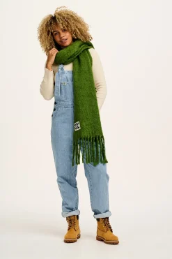 Lucy & Yak Rowan - Super Soft Scarf in Highland Green Sale